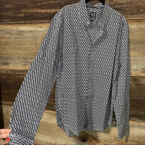Armani Exchange Button Down Shirt - Picture 3 of 5
